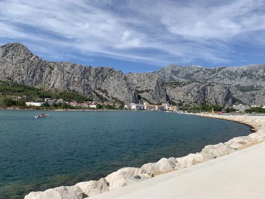 Promenade am Strand